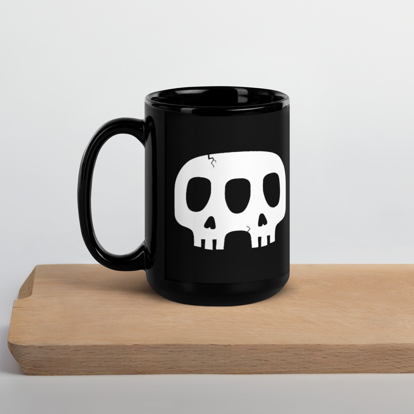 R&M Skullz Black Glossy Mug