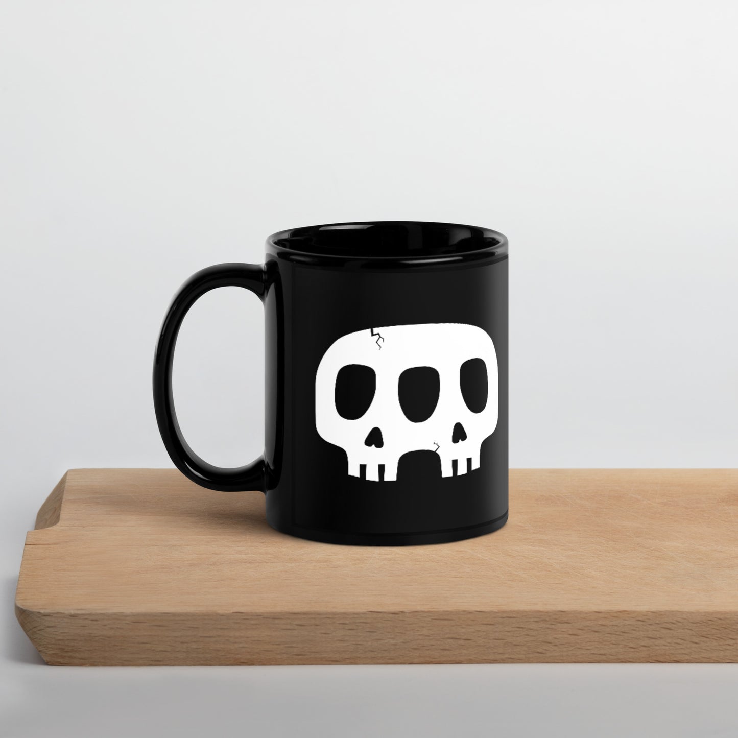 R&M Skullz Black Glossy Mug
